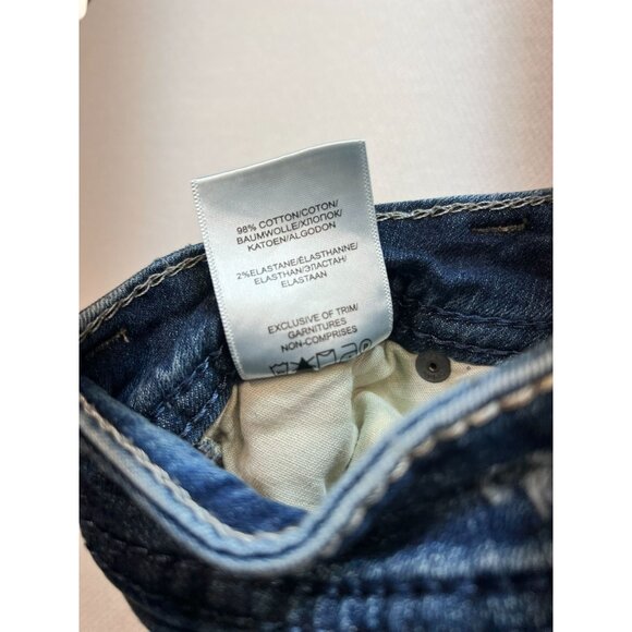 Silver Jeans Co. Womens Distressed Skinny Jeans Size 28x29 Blue Denim Medium Was - Picture 5 of 11